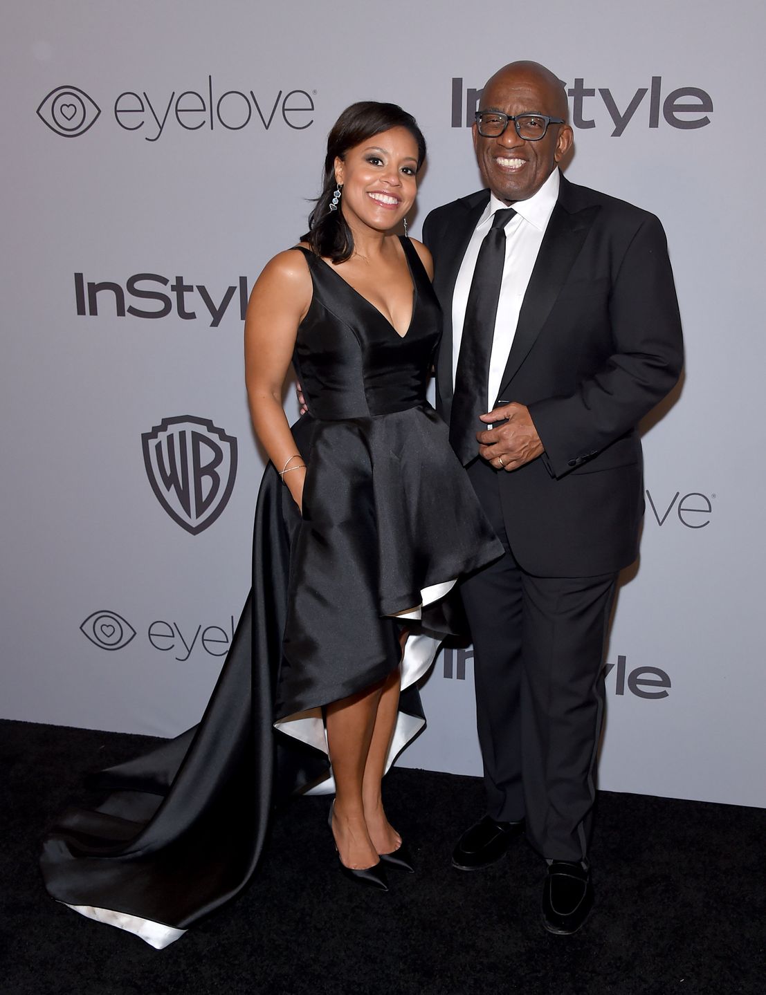 Sheinelle Jones i Al Roker - Złote Globy x InStyle afterparty 2018