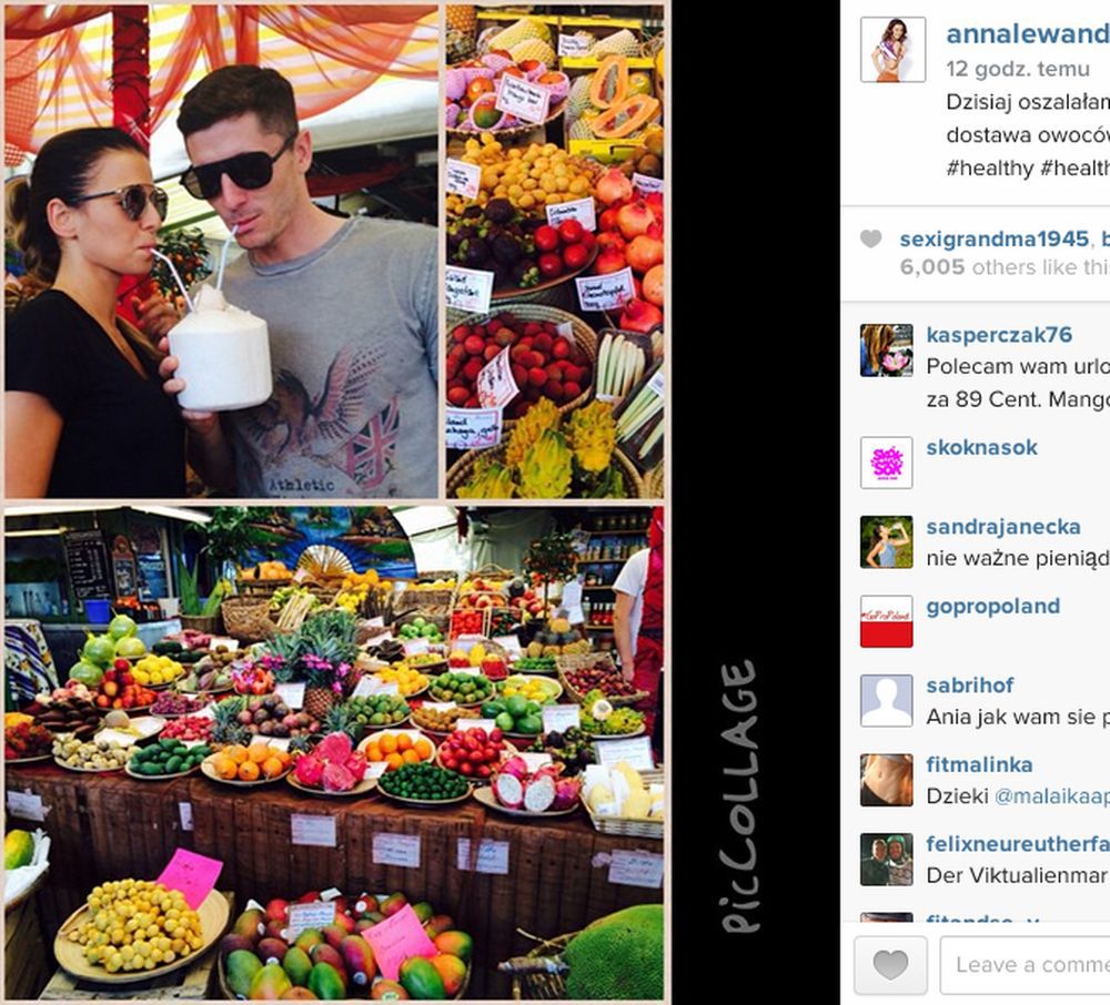 Anna Lewandowska, Robert Lewandowski
Fotografia: screen z Instagram.com