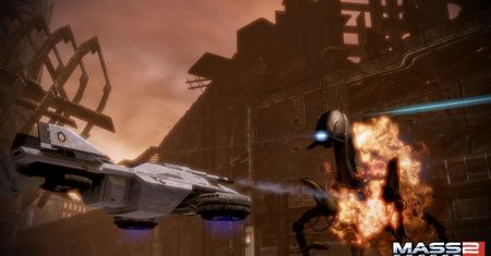 Hammerhead nadlatuje do Mass Effect 2