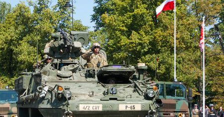 Wypadek czterech wozów US Army na Litwie. 13 żołnierzy rannych