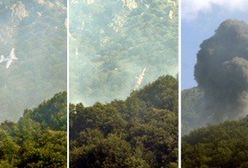 Katastrofa samolotu podczas gaszenia pożaru lasu