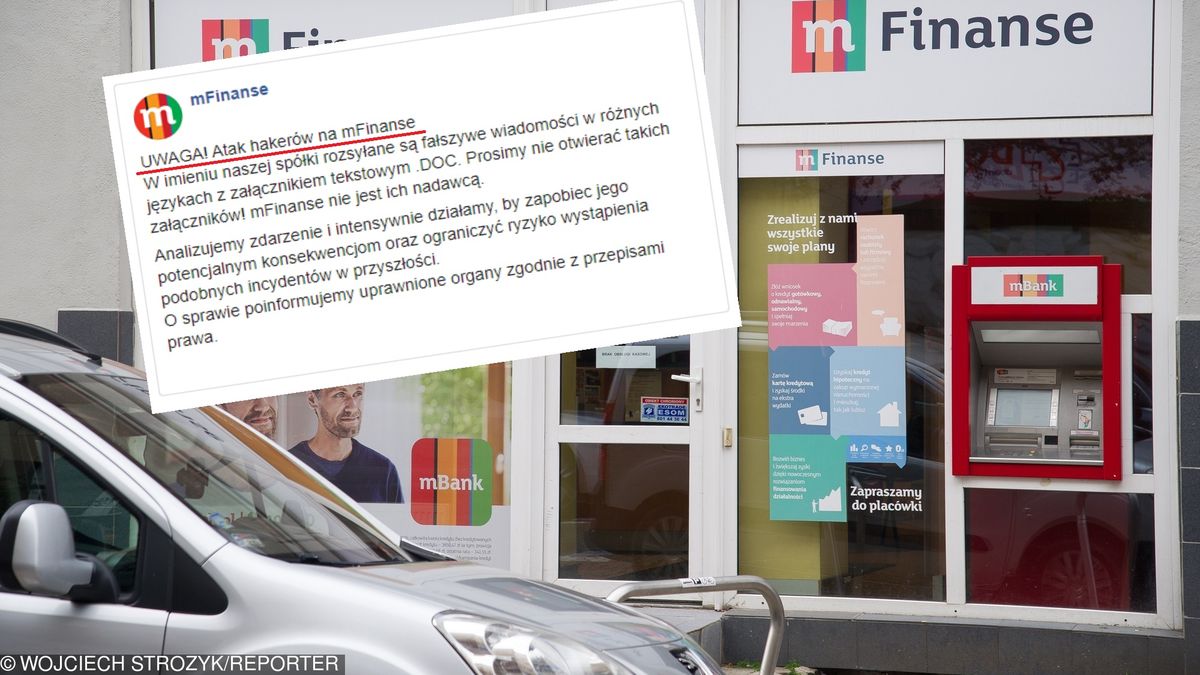 Atak hakerów na mBank, dane klientów są zagrożone