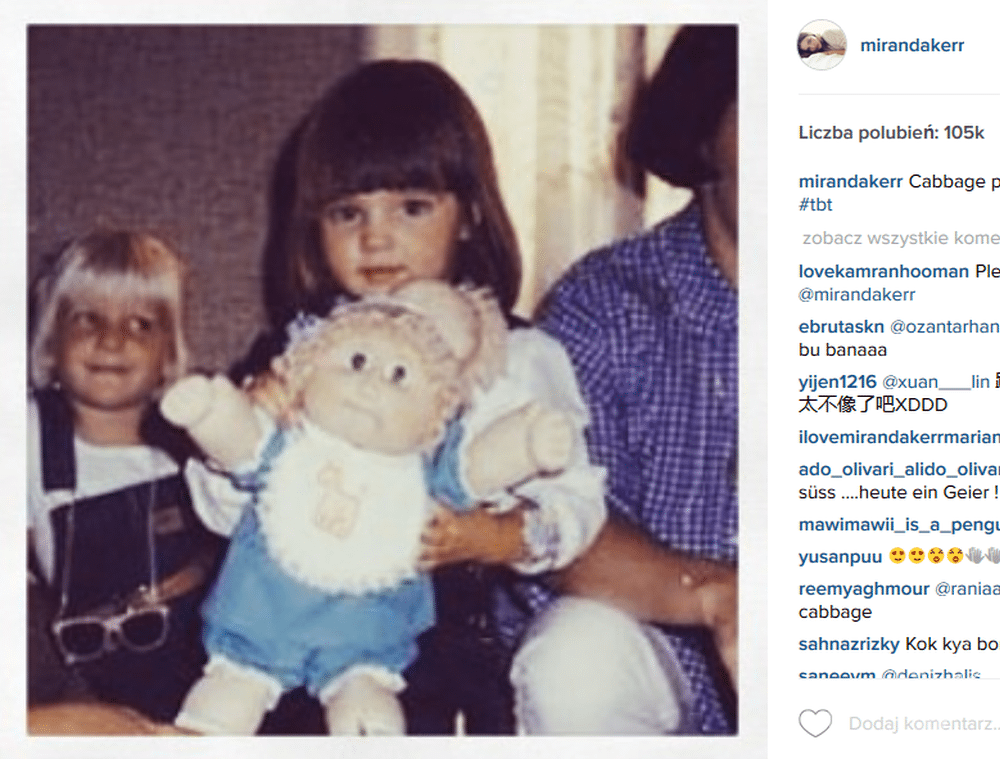 Miranda Kerr w dzieciństwie