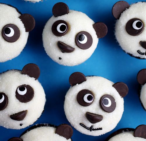 Panda Bear Cupcakes