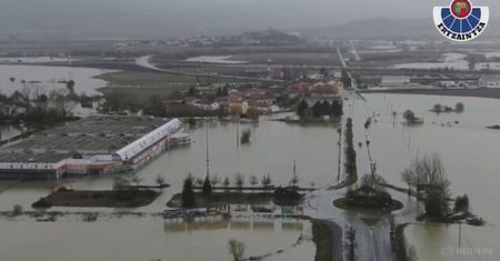 Hiszpania. Powódź na północy kraju. Najcięższa sytuacja w Kraju Basków.