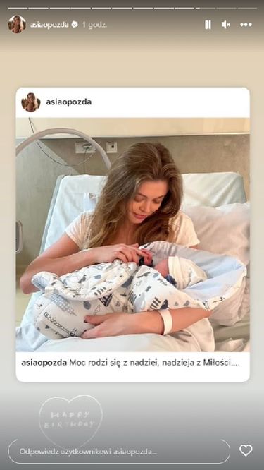 Joanna Opozda świętuje pierwsze urodziny syna