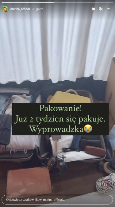 Marina Łuczenko pokazała przeprowadzkę