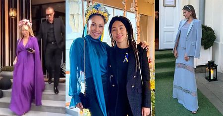 Gwiazdy w drodze na charytatywną kolację: Omenaa Mensah z córką, Anna Lewandowska, Joanna Przetakiewicz...