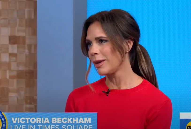 Victoria Beckham - screen z Good Morning America