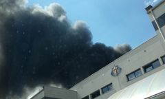 Ogromny pożar pod Głogowem. Płonie nielegalne składowisko odpadów chemicznych