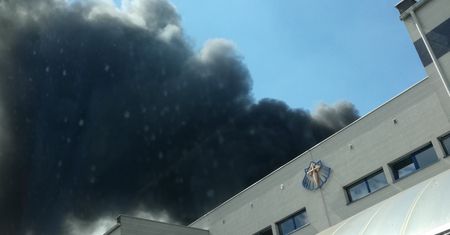 Ogromny pożar pod Głogowem. Płonie nielegalne składowisko odpadów chemicznych