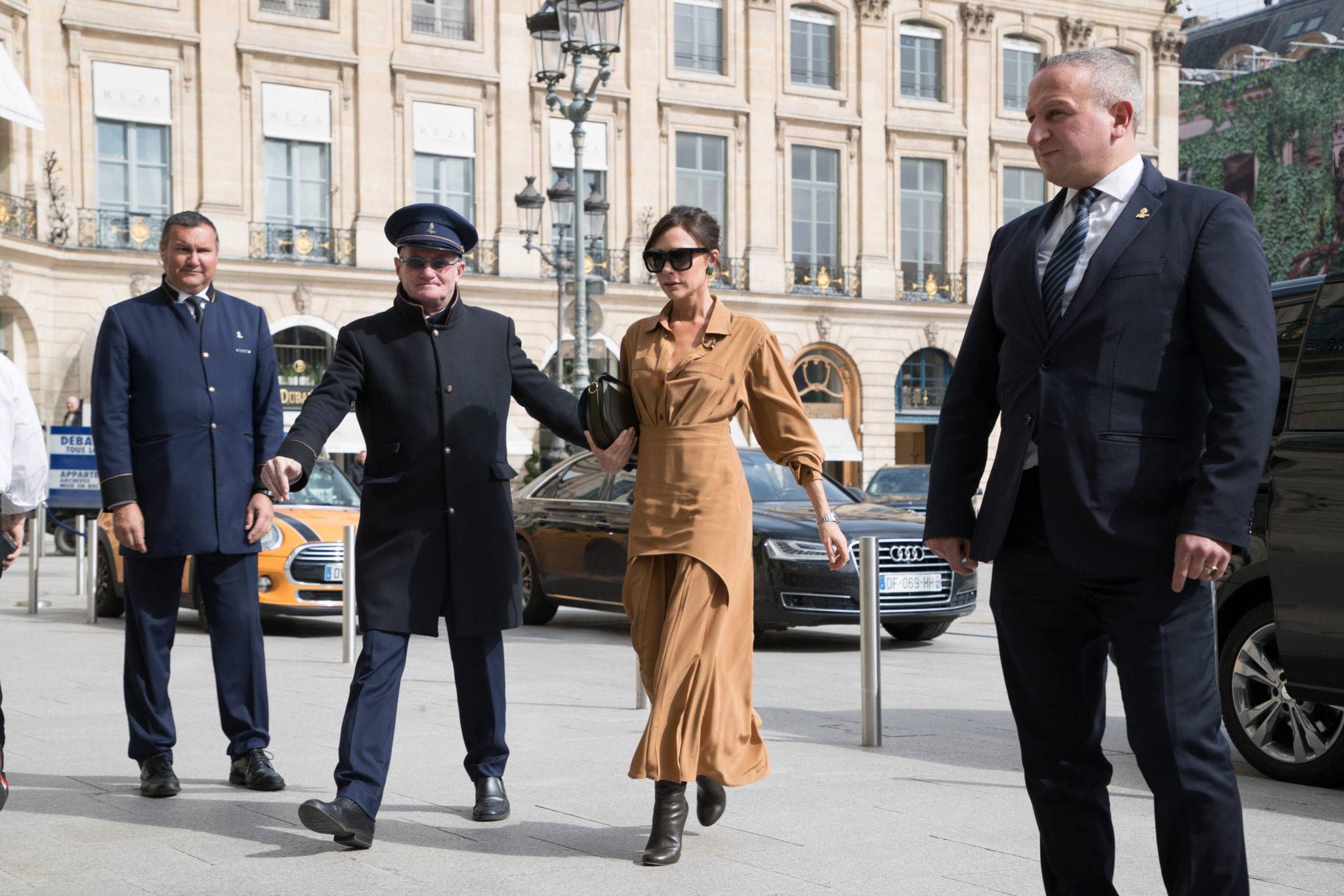 Victoria Beckham w stylizacji własnego projektu