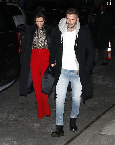 Victoria i David Beckhamowie na randce