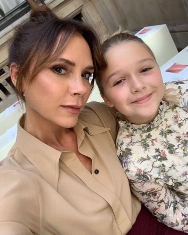 Victoria Beckham i Harper Seven - London Fashion Week 2019