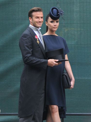 David i Victoria Beckhamowie na ślubie księcia Williama i księżnej Kate – 29/04/2011