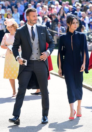 Victoria Beckham i David na ślubie Meghan Markle i księcia Harry'ego