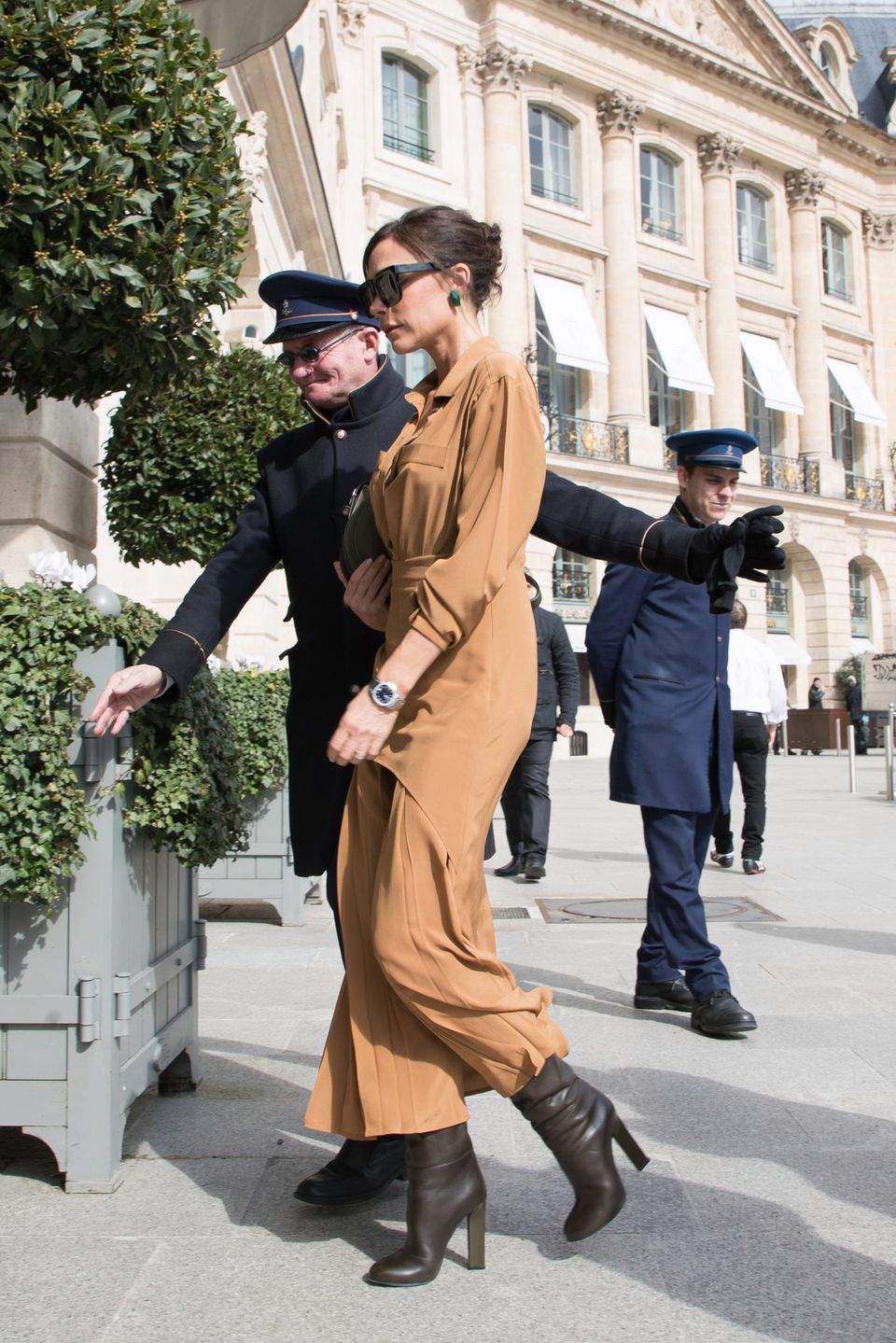 Victoria Beckham w stylizacji własnego projektu