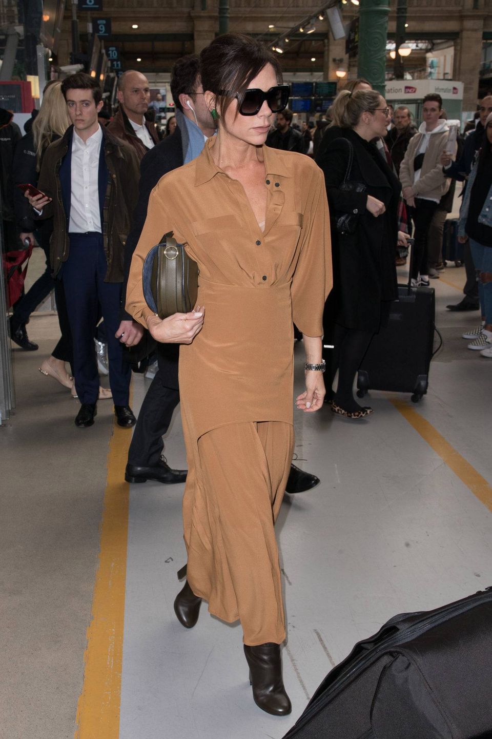 Victoria Beckham w stylizacji własnego projektu