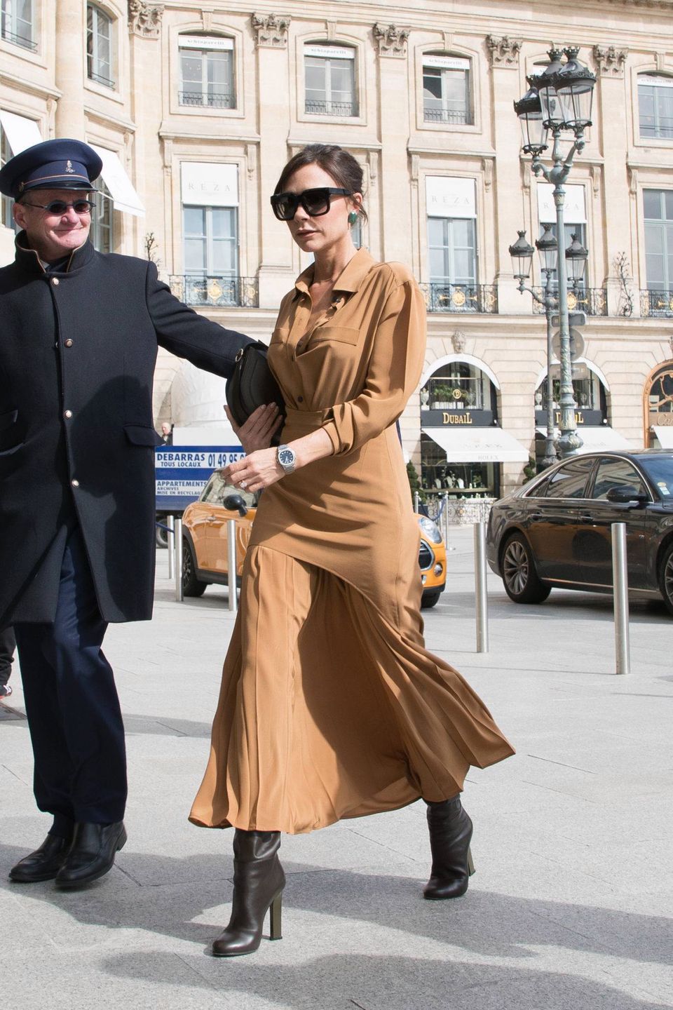 Victoria Beckham w stylizacji własnego projektu