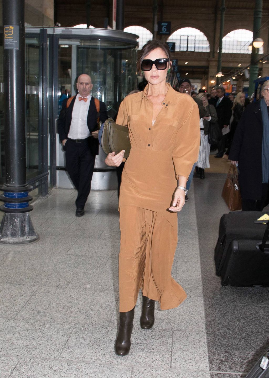 Victoria Beckham w stylizacji własnego projektu