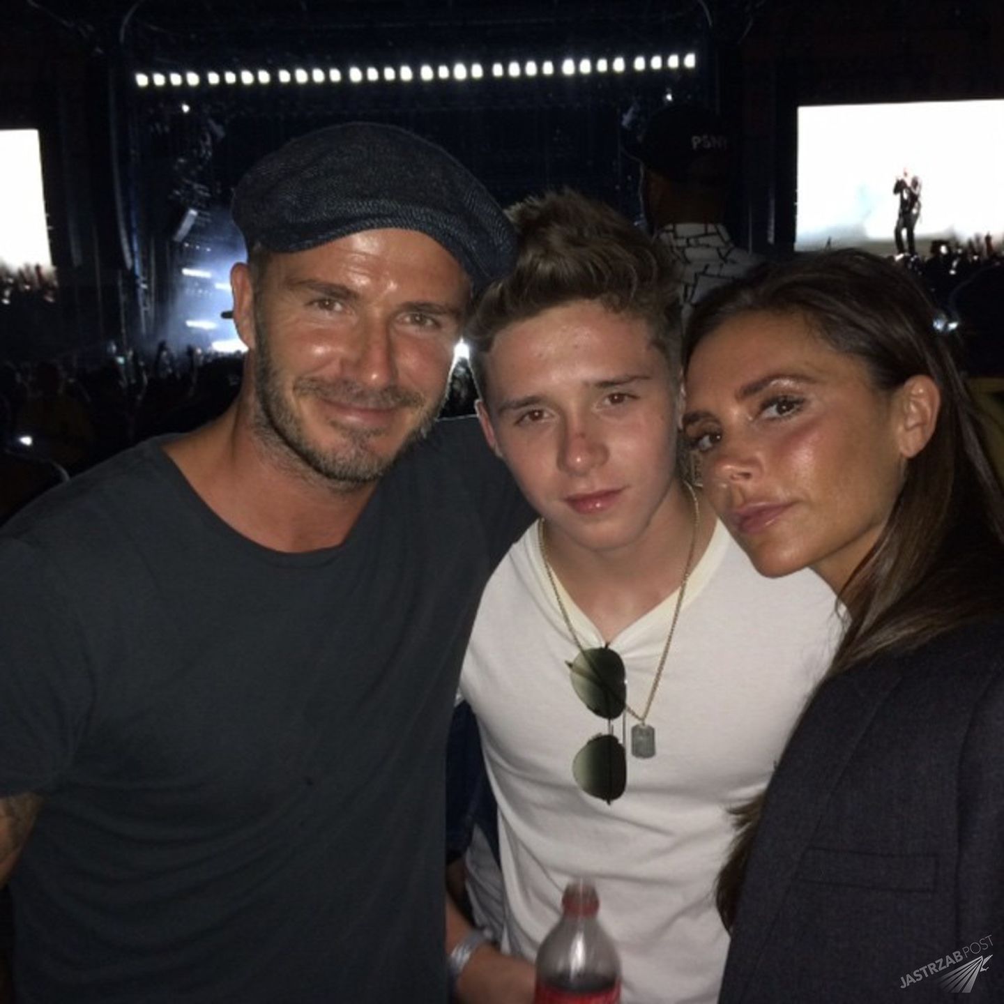 David Beckham, Brooklyn Beckham, Victoria Beckham