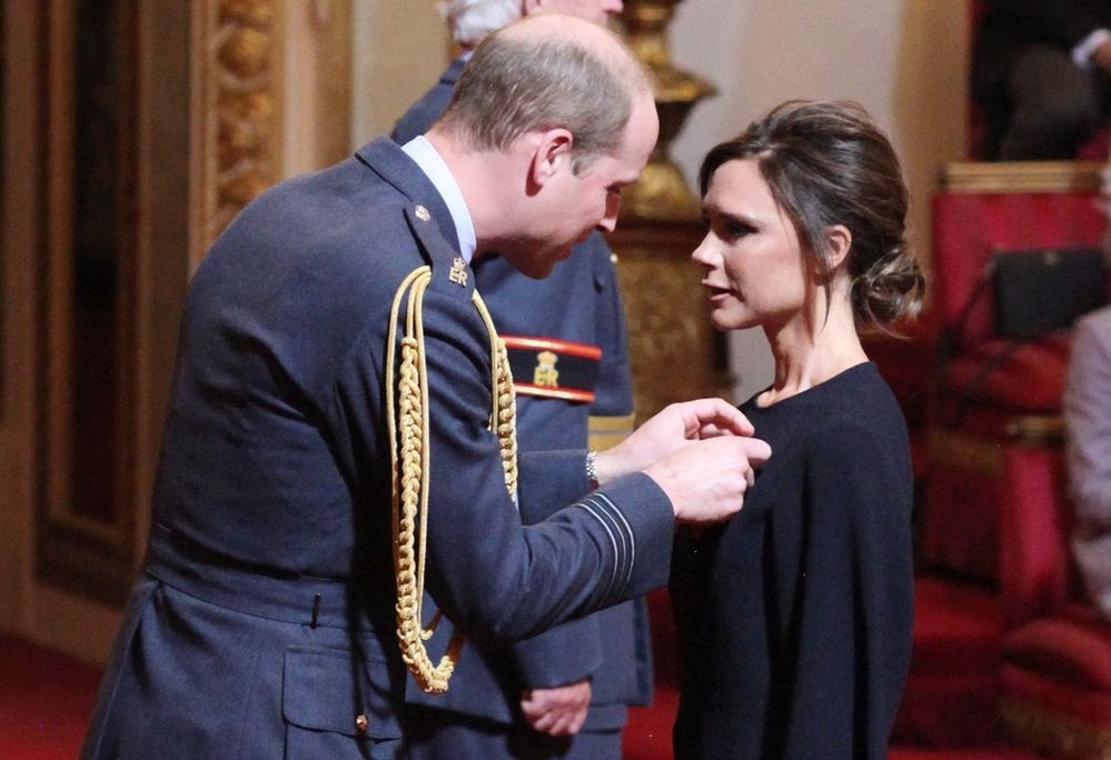 Victoria Beckham otrzymała order od księcia Williama