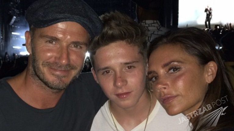 David Beckham, Brooklyn Beckham, Victoria Beckham