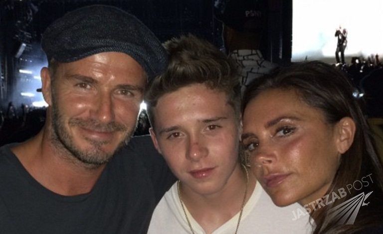 David Beckham, Brooklyn Beckham, Victoria Beckham