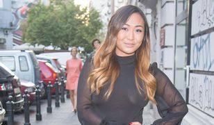 Misheel Jargalsaikhan w przezroczystej bluzce. Wszyscy mogli zobaczyć jej biust