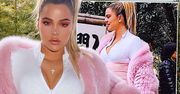 Khloé Kardashian urodzi lada chwila! Tak dużego ciążowego brzucha dawno nie widzieliśmy!