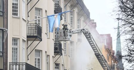 Sztokholm: potężny pożar w centrum miasta. Co najmniej 14 osób rannych