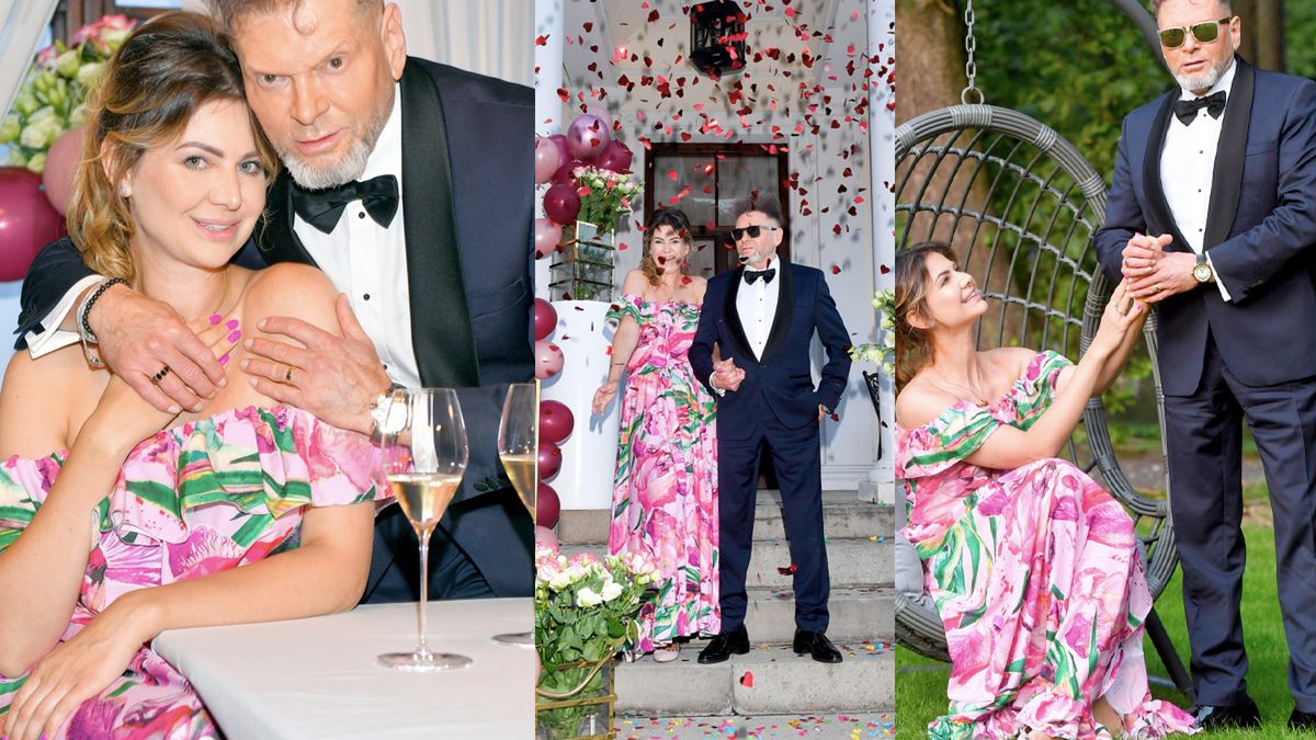 Rutkowscy świętują 2. rocznicę ślubu. Wyprawili luksusowe przyjęcie. Krzysztof zafundował sobie specjalną fryzurę