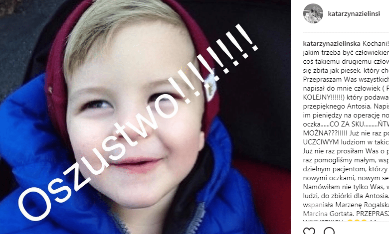 Katarzyna Zielińska wściekła na oszustów zbierających na operację nieistniejącego dziecka