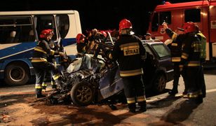 Trzy ofiary śmiertelne zderzenia Golfa z autobusem