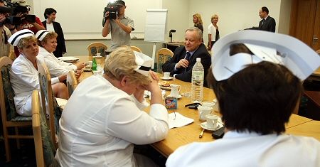 Pielęgniarki: nie wyjdziemy z kancelarii premiera