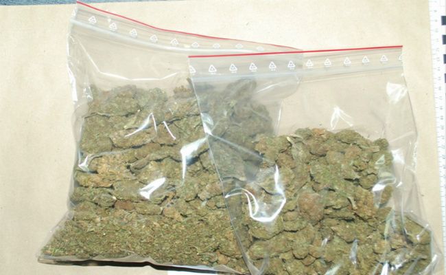 Przechwycona marihuana