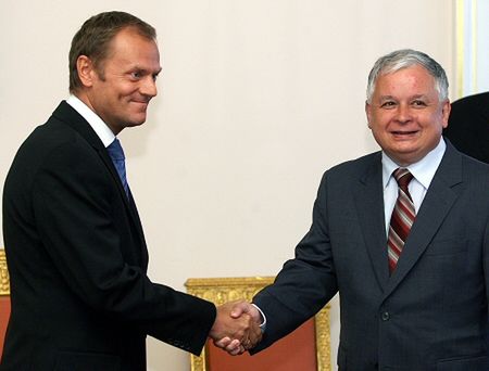 Prezydent Kaczyński spotkał się z Donaldem Tuskiem - wybory są nieuniknione