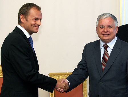 Prezydent Kaczyński spotkał się z Donaldem Tuskiem - wybory są nieuniknione