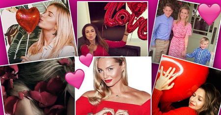 Walentynki u gwiazd: Małgorzata Socha, Anna Lewandowska, Natalia Siwiec, Victoria Beckham…