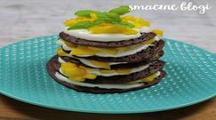 Czekoladowe pancakes z mango - zobacz przepis