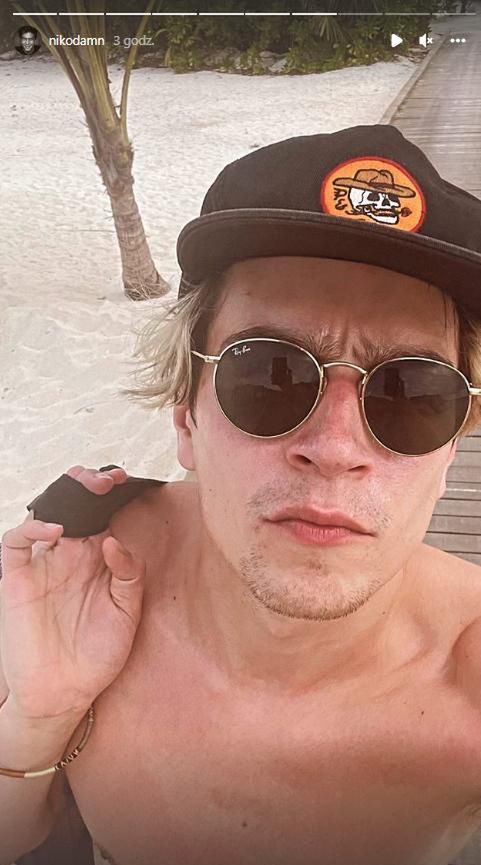 Nikodem Rozbicki jako blondyn