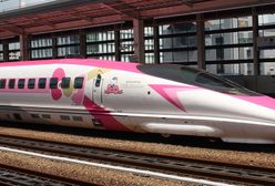 Hello Kitty. Japońska gwiazda kreskówek zdobi pociągi
