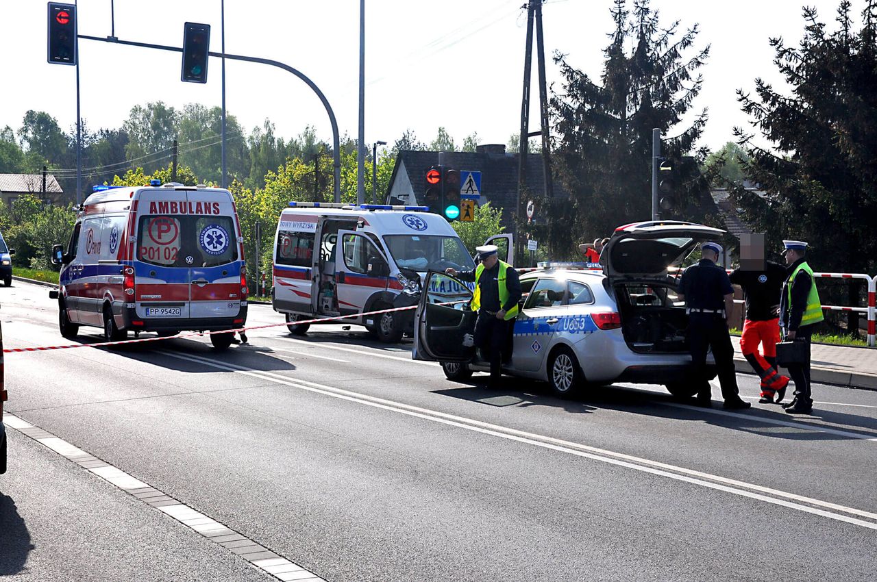 Wypadek karetki pogotowia. Pacjent nie żyje