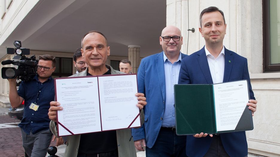 Paweł Kukiz (Kukiz'15) i Władysław Kosiniak-Kamysz (PSL).