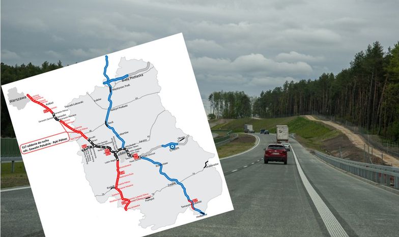 Droga ekspresowa S17 łącząca Warszawę z Lublinem stopniowo wydłuża się o dodatkowe odcinki.