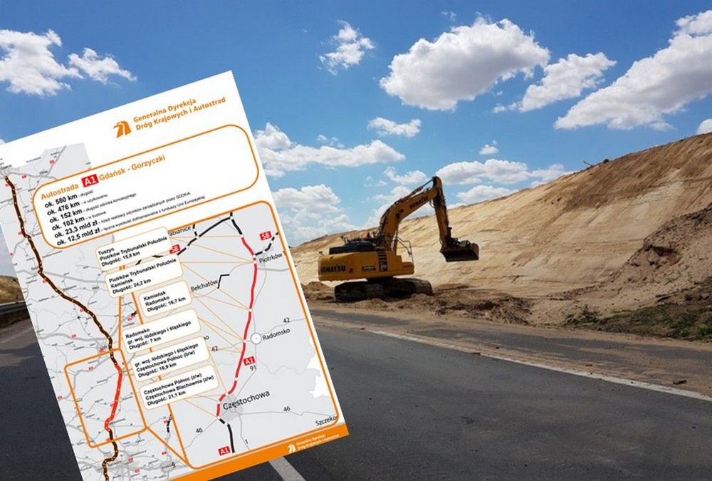  A1 łączona w całość. Będzie miała ok. 580 km długości