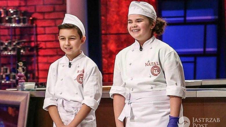 Natalia Paździor i Kuba Tomaszczyk w finale MasterChef Junior fot. TVN/Michał Stawowiak