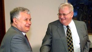 Lech Kaczyński i Aleksander Gudzowaty