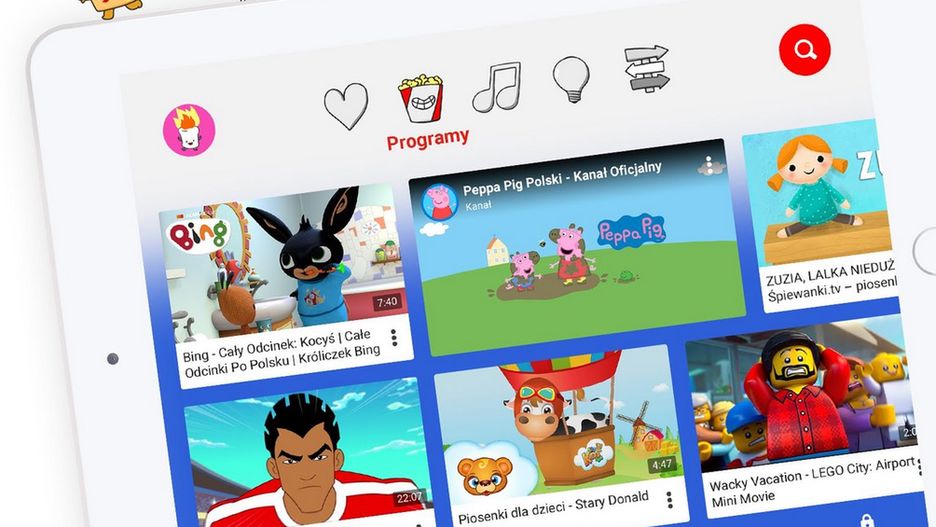 YouTube Kids - większa kontrola i dostęp z przeglądarki