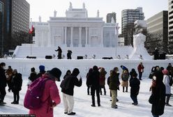 Łazienki Królewskie w Sapporo. Japończycy wybudowali warszawskie zabytki z lodu [ZDJĘCIA]